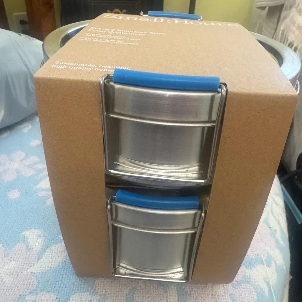 NEW! *Small Hours* Stainless Steel Food Containers